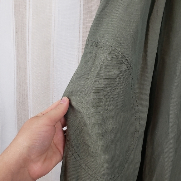 Anthropologie Maeve Deirdre Dress Mossy Green Size Extra Small Milkmaid - Picture 4 of 7